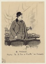 Portrait de Georges Feydeau par Yves Marevéry
