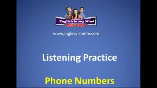 Listening to phone numbers (Dialogue)