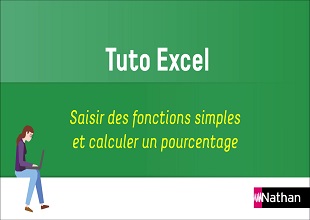 EXCEL - Chapitre 3 - Tuto 37 - Saisir des fonctions simples et calculer un pourcentage (fiches 2 et 3)