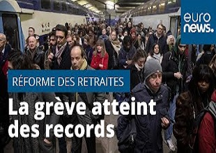 Chapitre 11 - Application 4, document - La grève contre la réforme des retraites à la SNCF enchaîne des records historiques